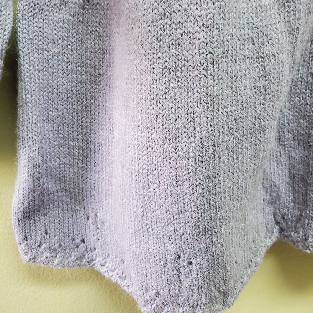 LUCKY BRAND PURPLE SWEATER - Picture 5 of 8